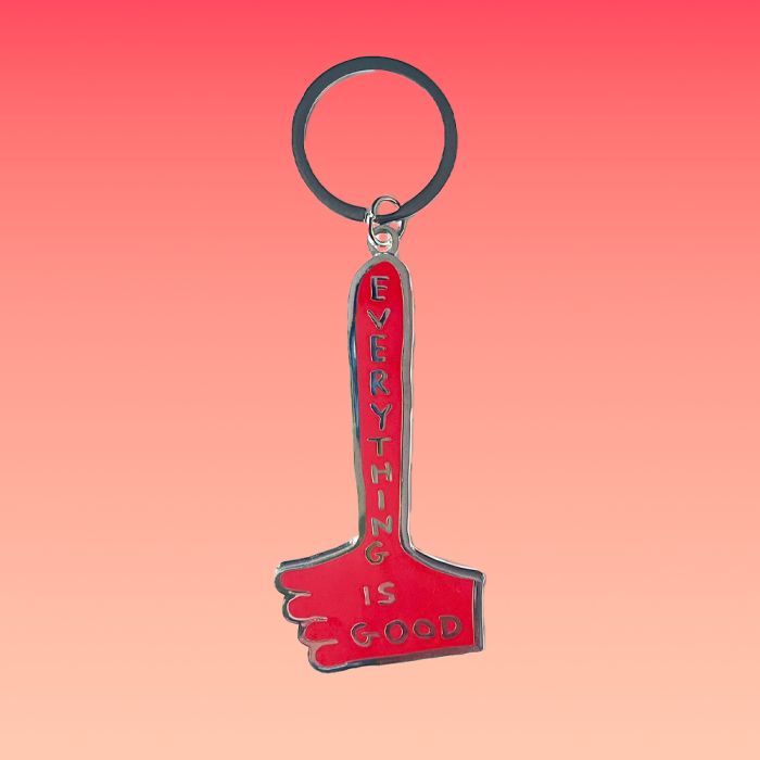 David Shrigley Everything Is Good Keyring