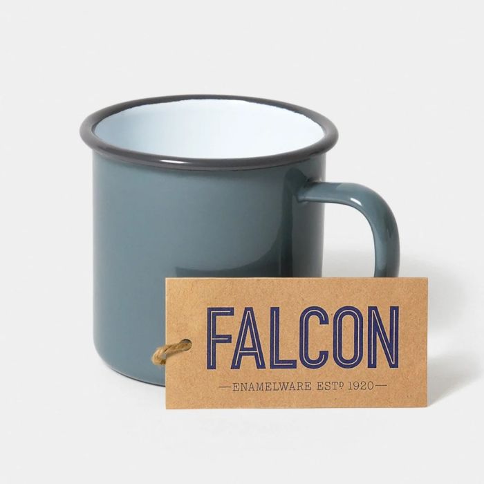 Falcon Enamelware Mug 350ml - Pigeon Grey