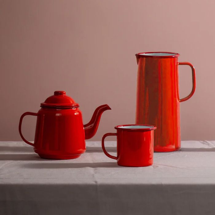 Falcon Enamelware Mug 350ml - Pillarbox Red