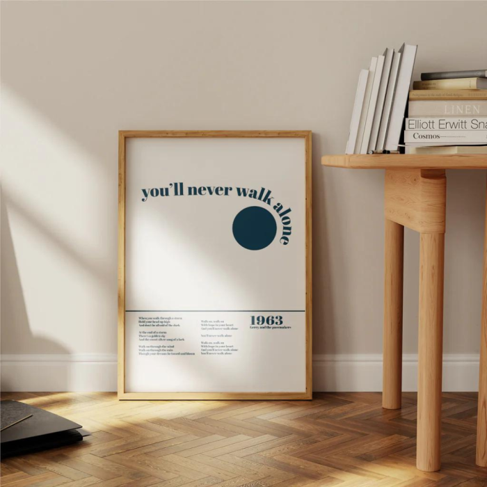 Fan Club You'll Never Walk Alone A3 Print