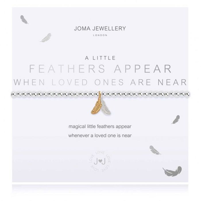 Joma Jewellery Feathers Appear When Loved Ones Are Near Bracelet