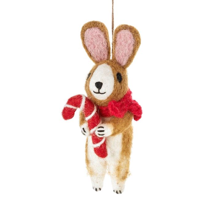 Felt So Good Cinnamon Rabbit Decoration