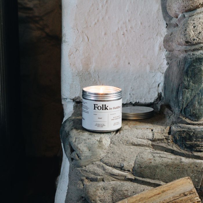 Folk by FieldDay Tin Candle - Peat