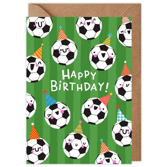 Football Party Birthday Card