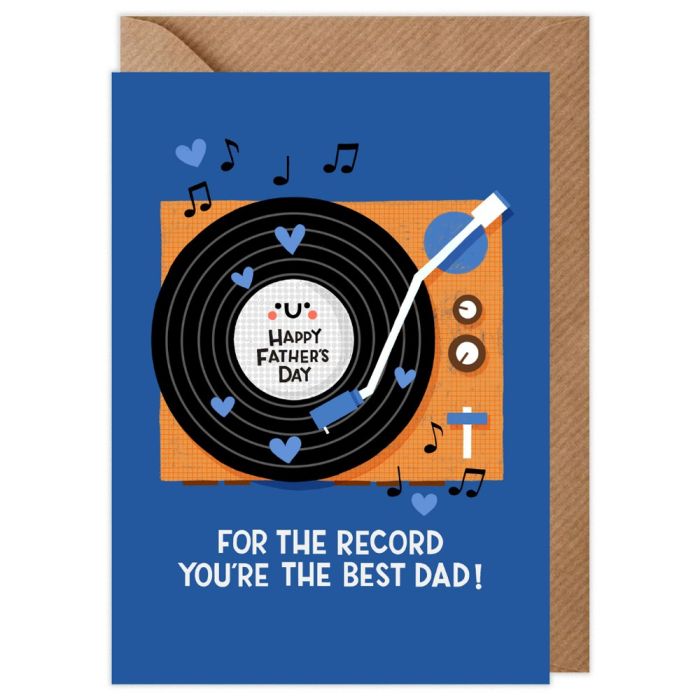 For The Record Father's Day Card