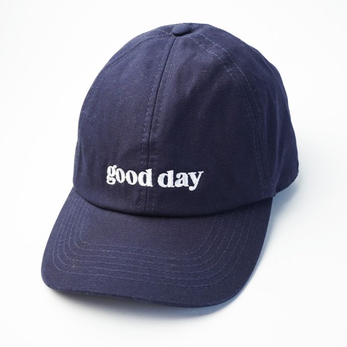 Good Day Slogan Cap Navy