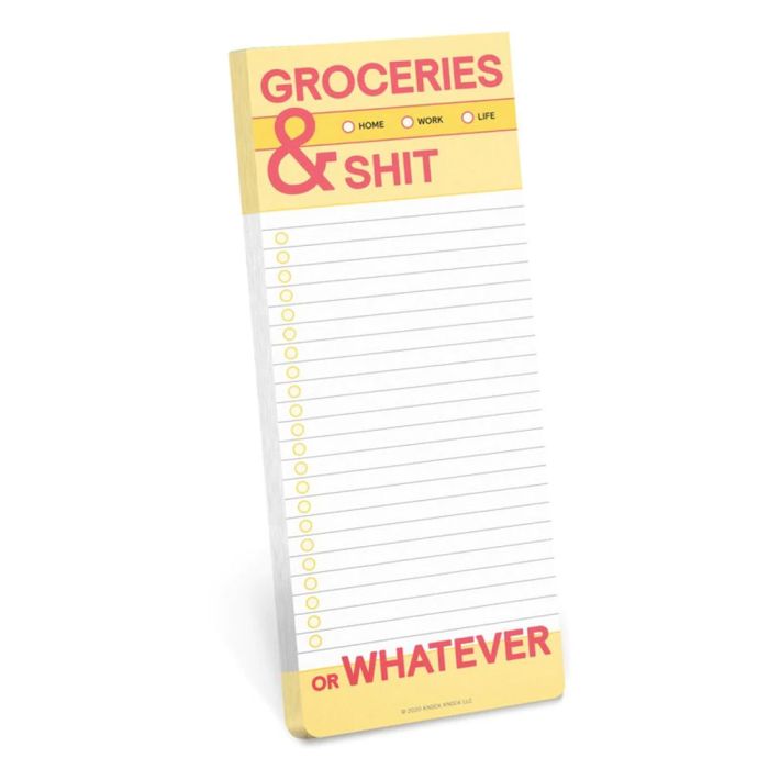 Groceries & Sh*t List Pad