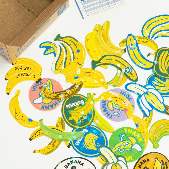 Haco Box of Stickers - Bananas