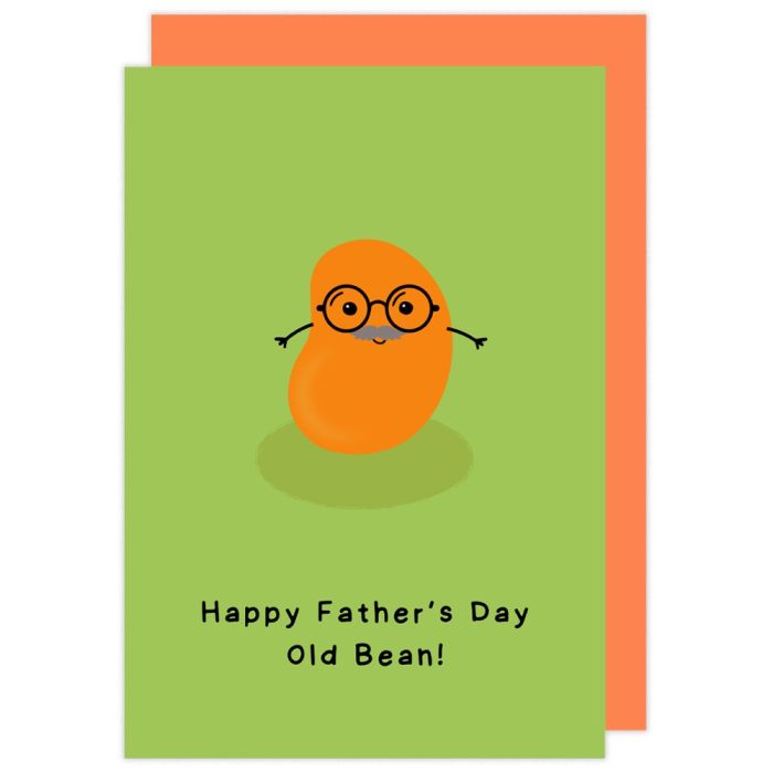 Old Bean Father's Day Card