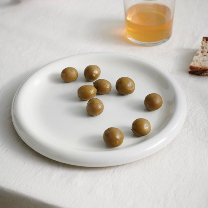 HAY Barro Plate Set of 2 - Off White 24cm