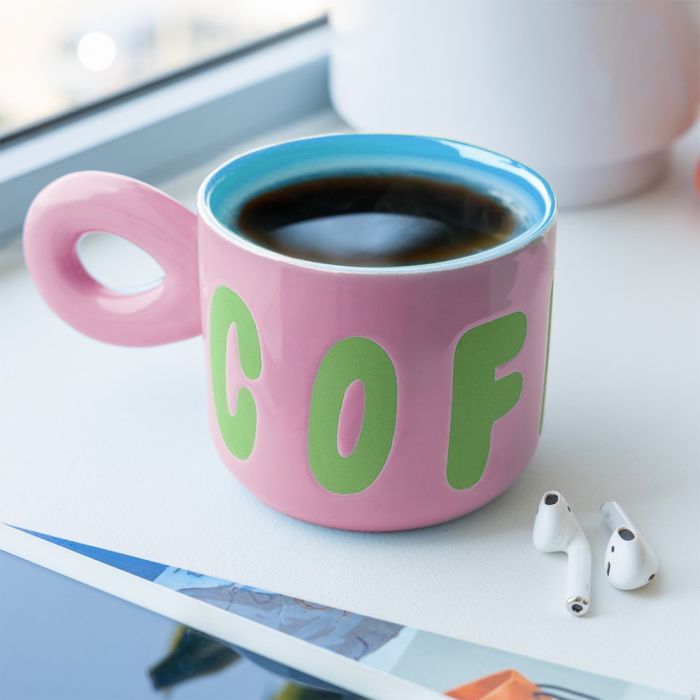 Helio Ferretti Light Pink Chunky Coffee Mug