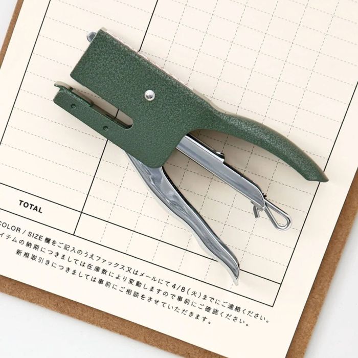 Hightide Penco Green Steel Stapler