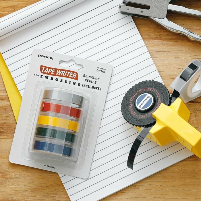 Hightide Penco Tape Writer Refill Set of 5 Colours