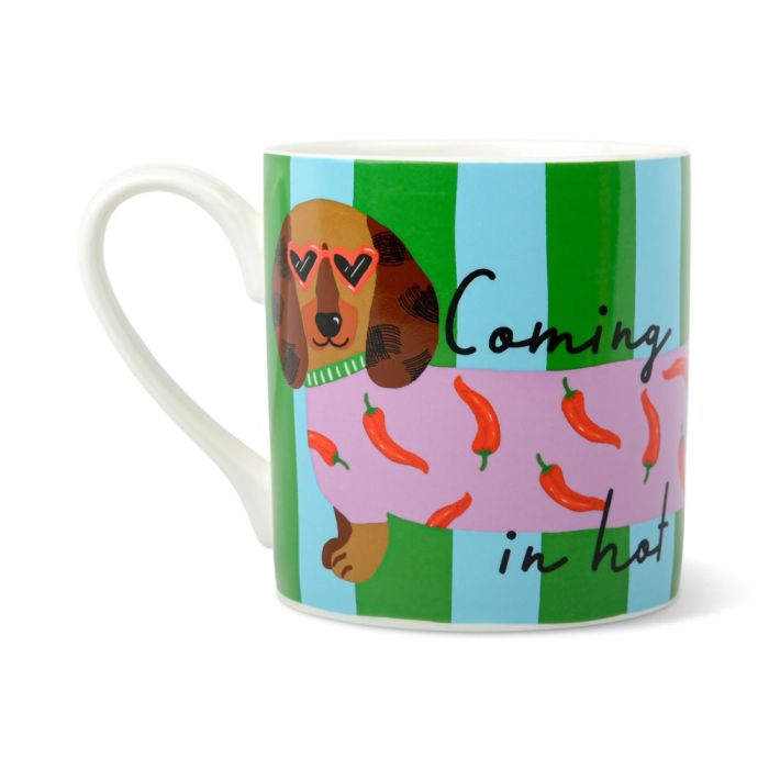 HiJinx Coming in Hot Dog 325ml Mug