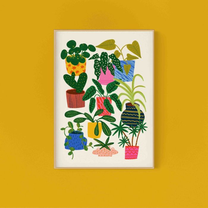 House Plants & Pots Print