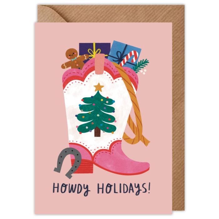 Howdy Holidays Christmas Card