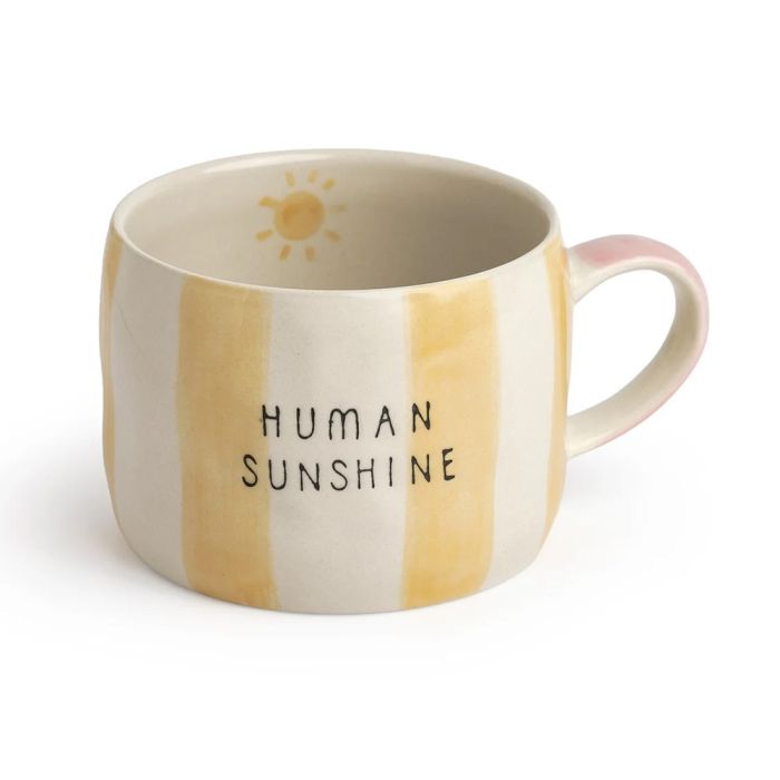 Belly Button Stripe Mug - Human Sunshine