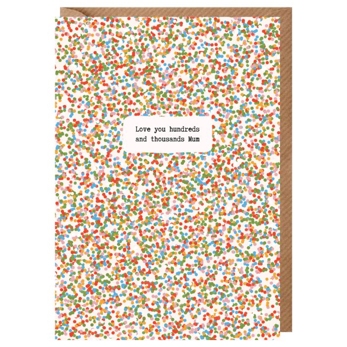 Hundreds and Thousands Mother's Day Card