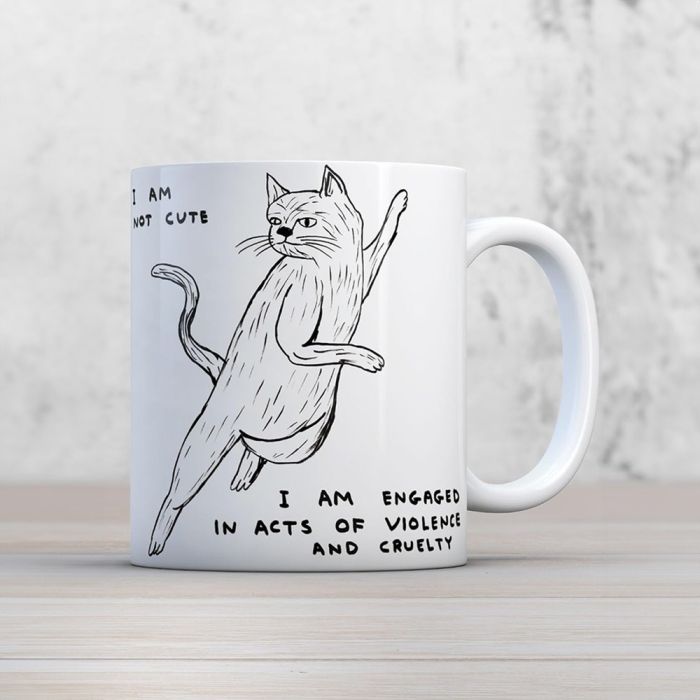 David Shrigley I Am Not Cute Mug