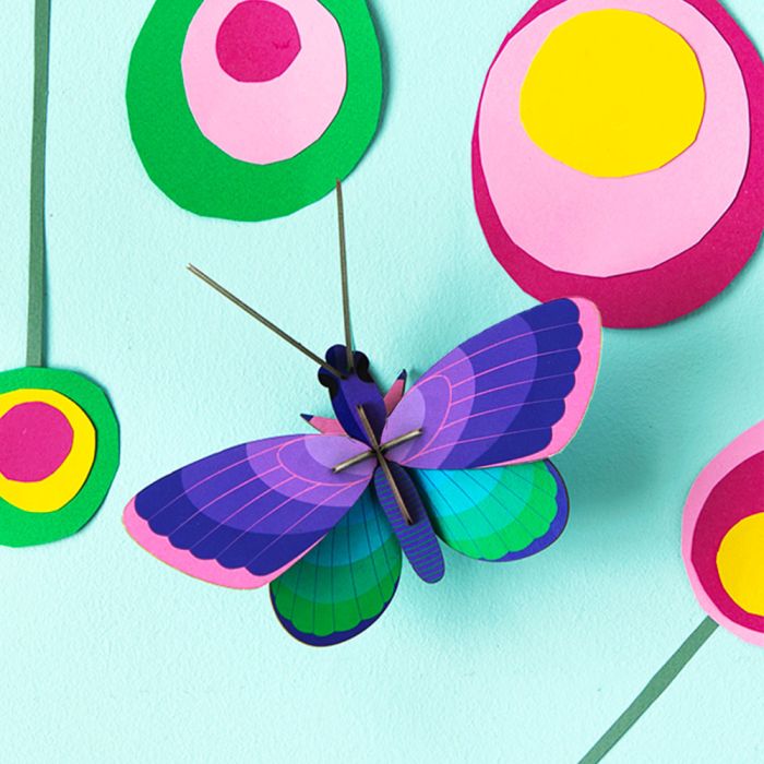 Studio ROOF 3D Blue Copper Butterfly