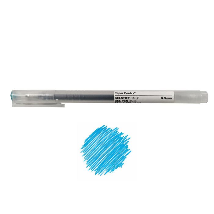 Paper Poetry Gel Pen - Turquoise