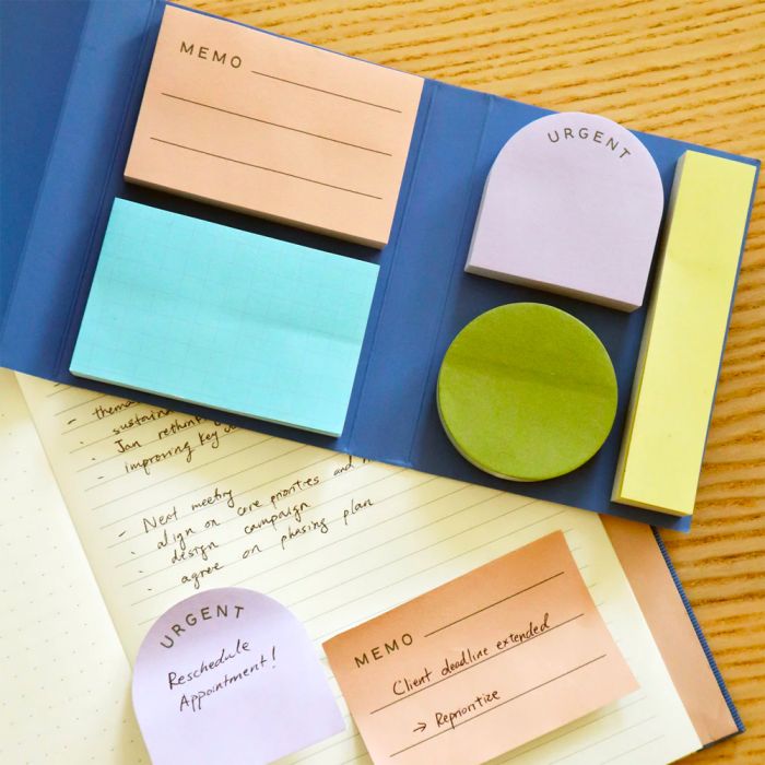 Kikkerland Set of 5 Sticky Notes