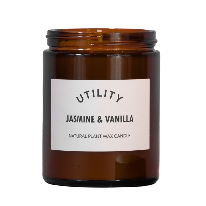 Utility Jasmine & Vanilla Scented Candle, 180ml