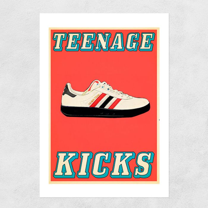 East End Prints Teenage Kicks A3 Print