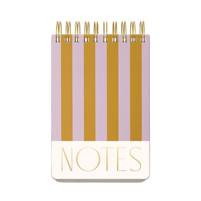 Large Twin Wire Notepad - Stripes