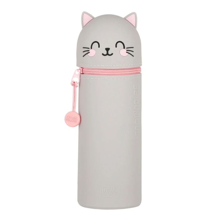 Legami Silicone Zip Pencil Case Kitty