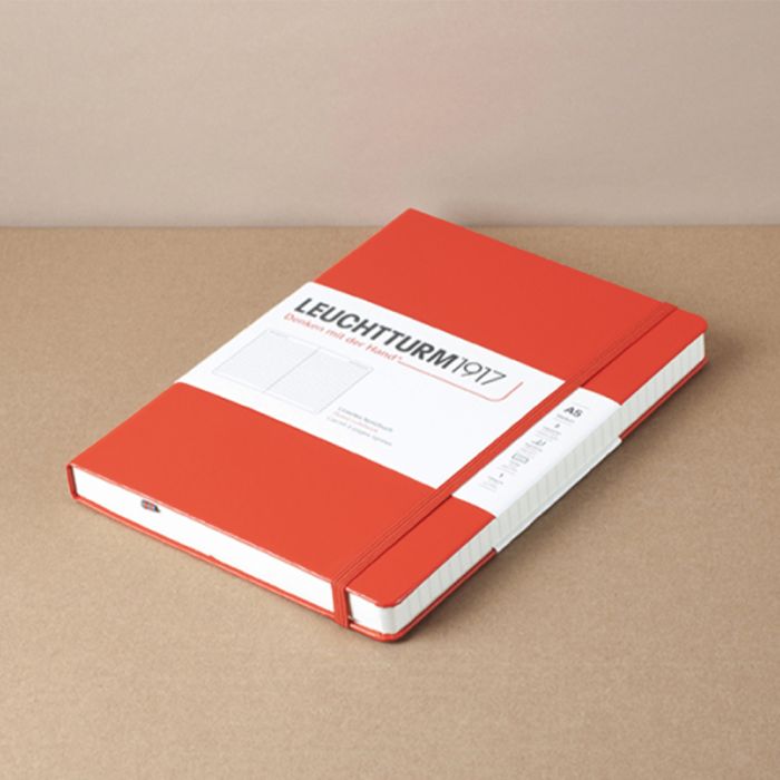 Leuchtturm1917 A5 Ruled Notebook - Fox Red