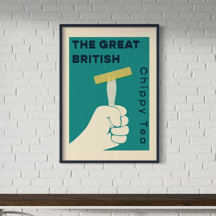 Little Egret Chippy Tea A3 Print