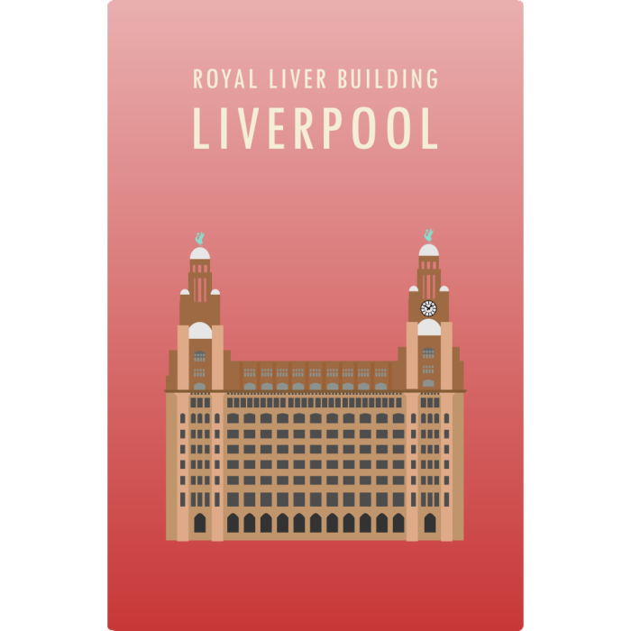 Royal Liver Building Fridge Magnet