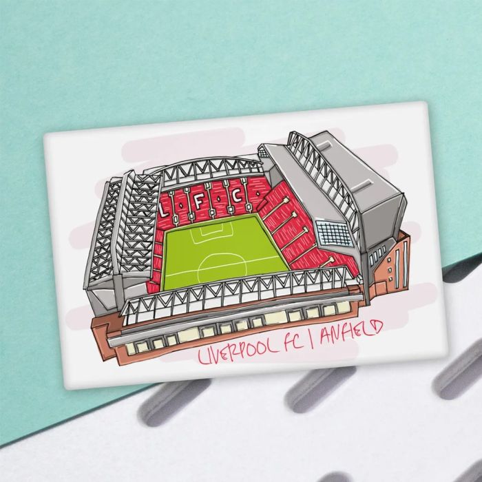 Moo & Snip Liverpool Anfield Stadium Fridge Magnet