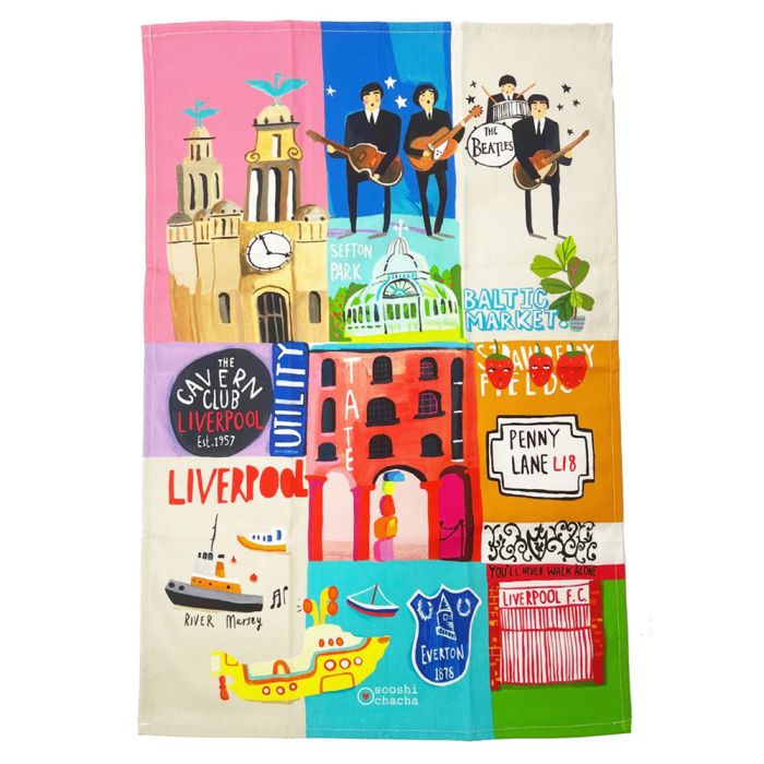 Sooshichacha Liverpool Tea Towel