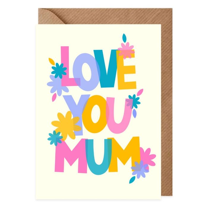 Love You Mum Flowers Mother's Day