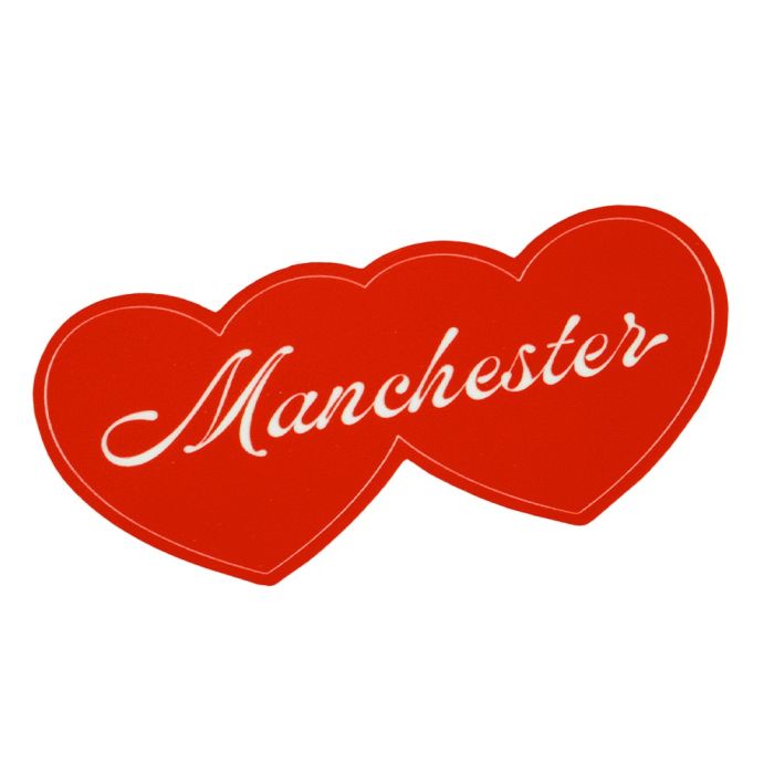 Proper Good Manchester Hearts Sticker