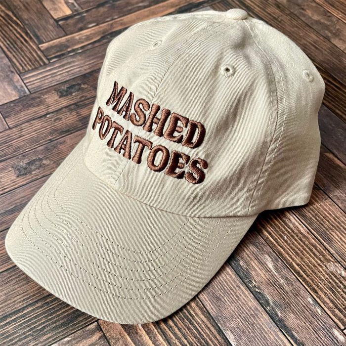 Silver Spider Dad Cap - Mashed Potatoes