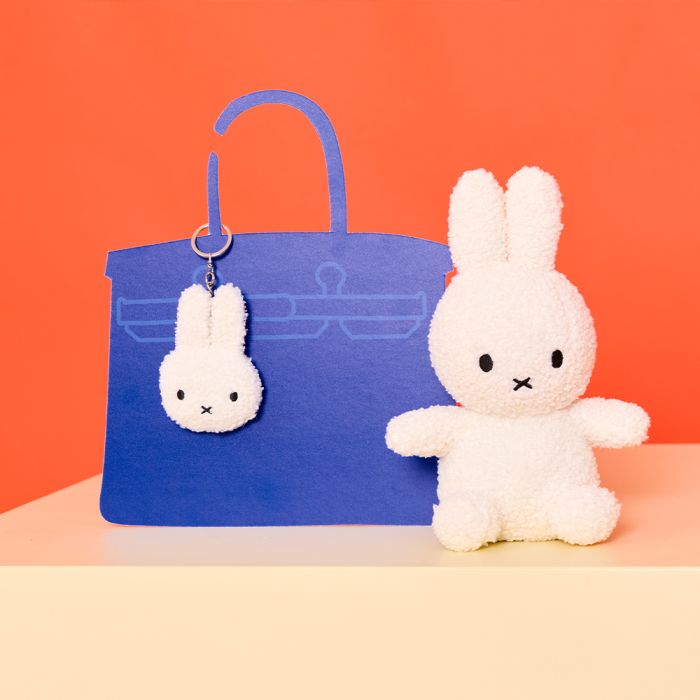 Buy the White Miffy Head Tiny Teddy Keyring | Bon Ton Toys x Miffy