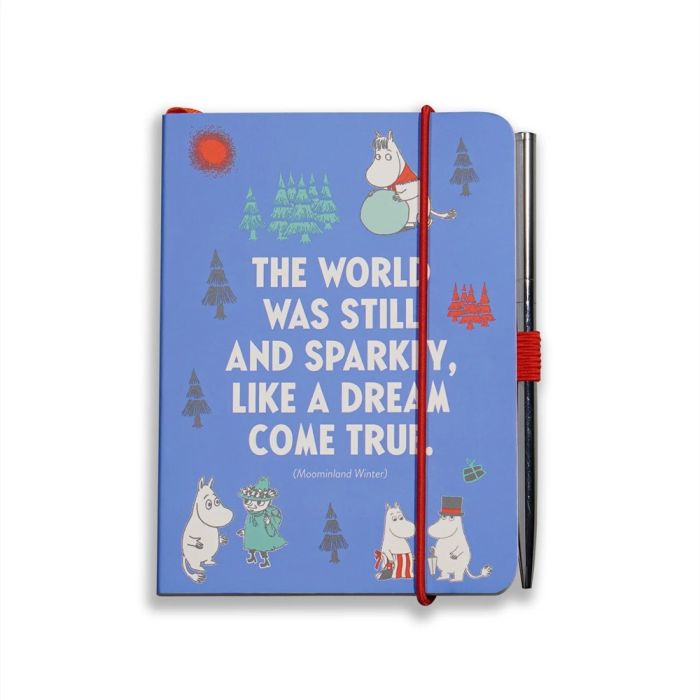 Moomin Winter A6 Notebook And Pen 