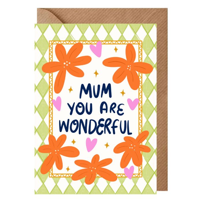 You're Wonderful Mother's Day Card