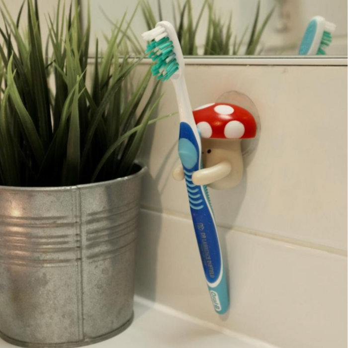Kikkerland Toothbrush Holder - Mushroom