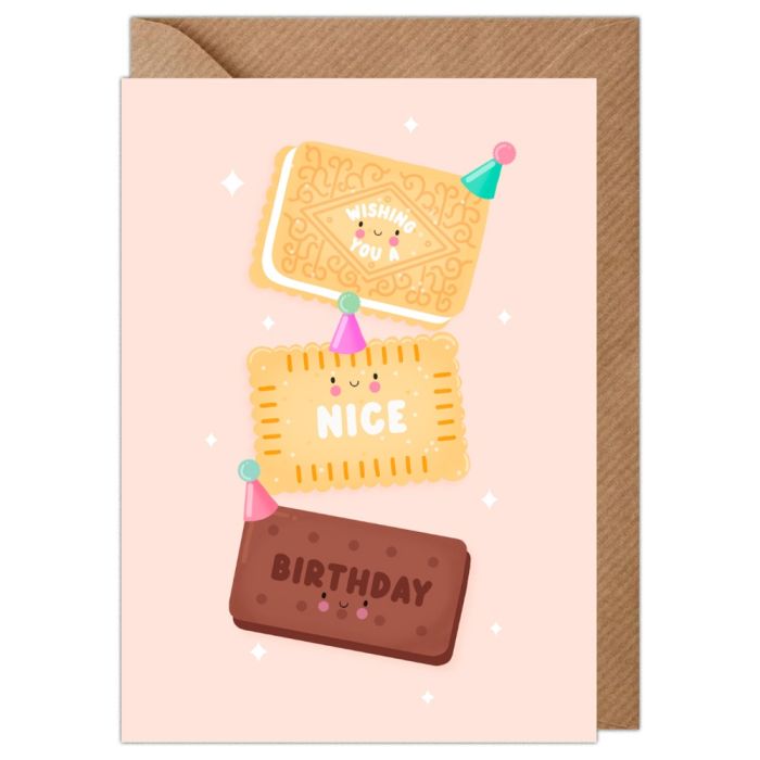 Nice Birthday Biscuits Birthday Card