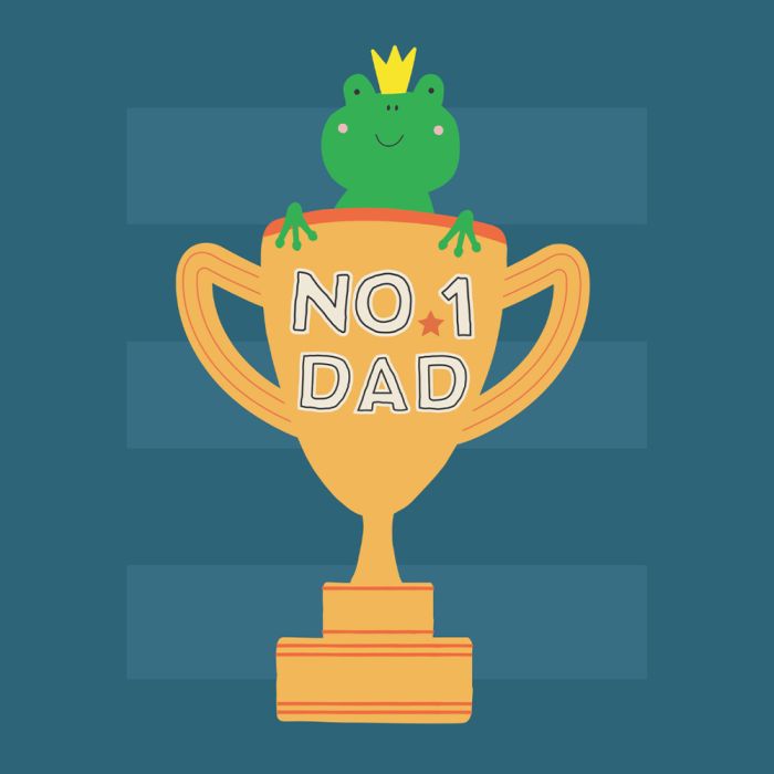 No. 1 Dad Father's Day Card