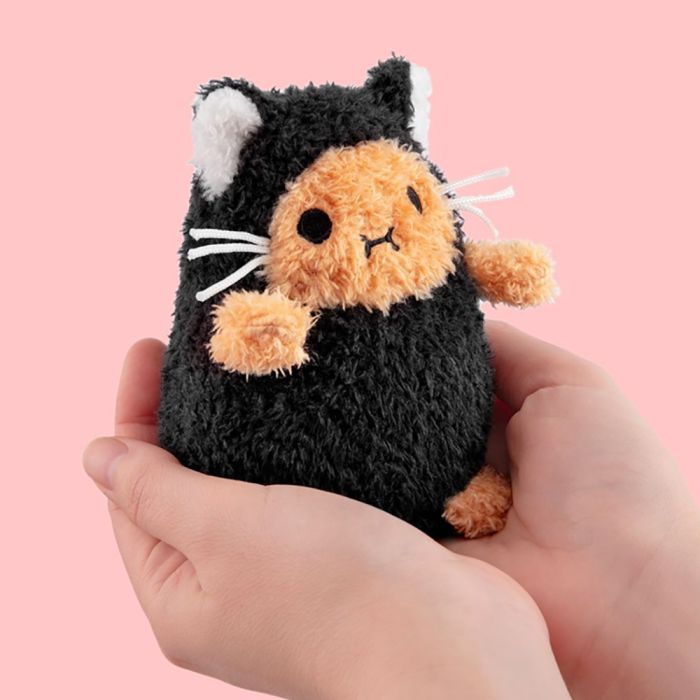 Noodoll Mini Ricespud - Black Kitty