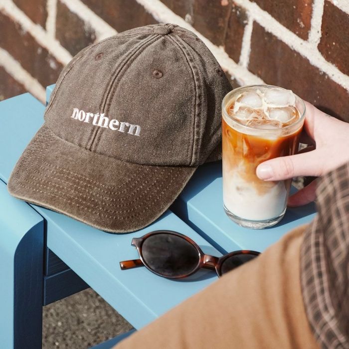 Northern Slogan Cap Brown