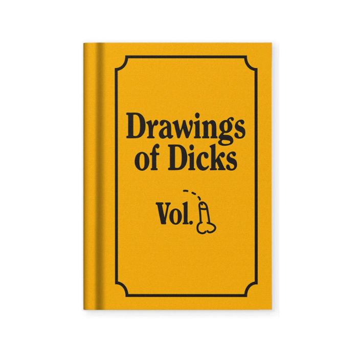 Ohh Deer A7 Tiny Notebook - Drawings of Dicks