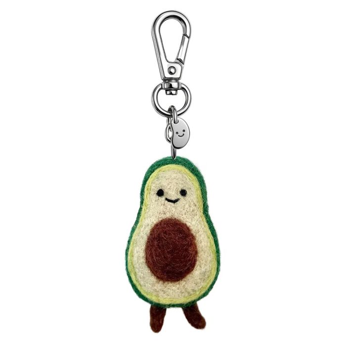 Ohh Deer Silly Bean Keyring - Avocado