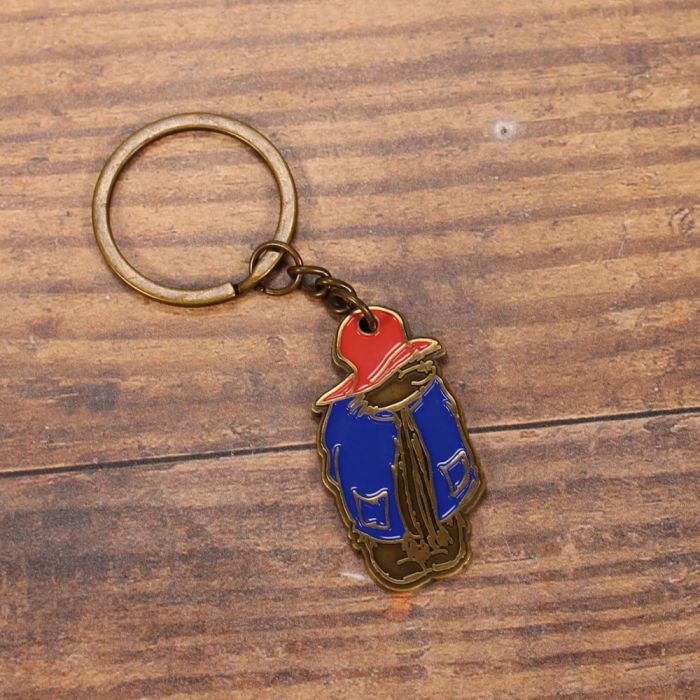 Half Moon Bay Paddington Bear Metal Keyring 