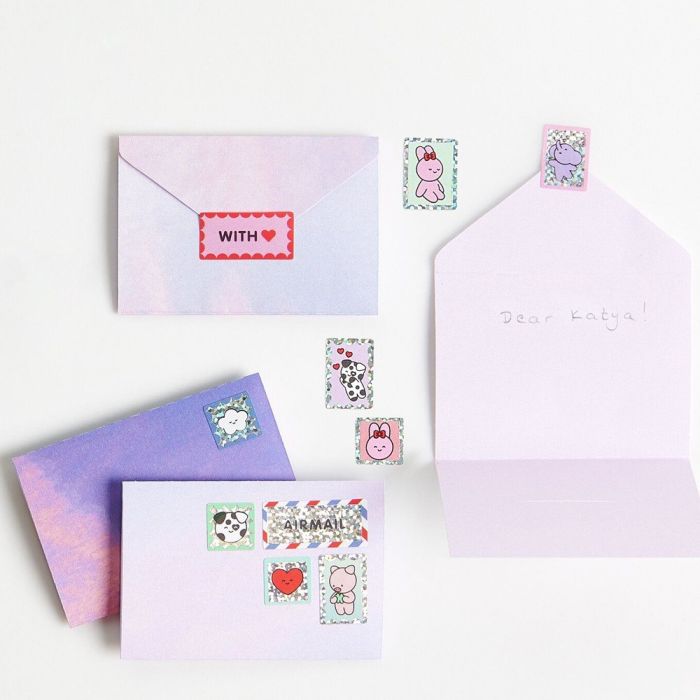 Paper Poetry Chingu Roll of Mini Stickers Stamps